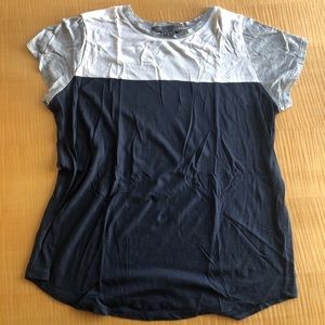 vince. colorblock tee shirt